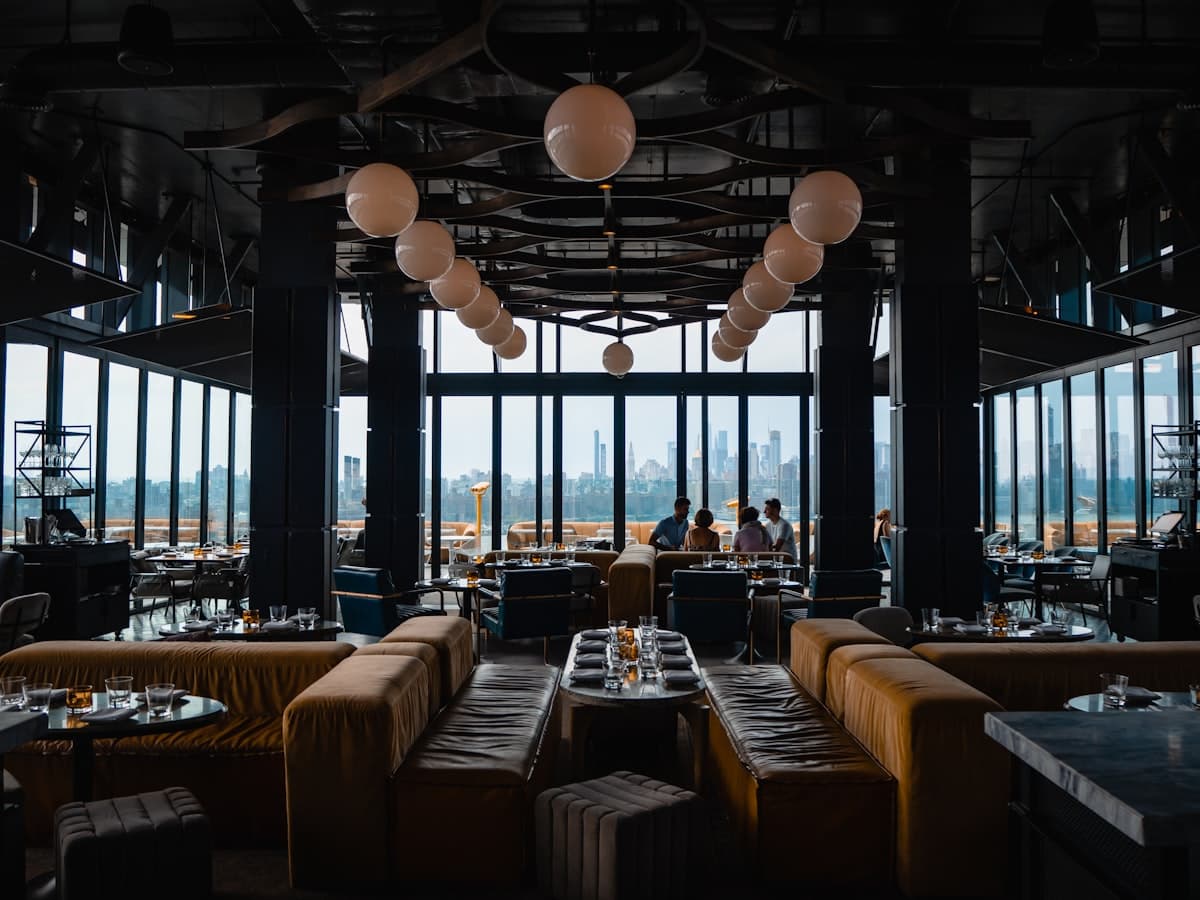 Modern restaurant interior